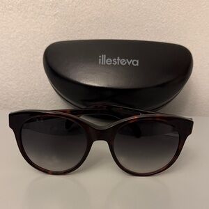 •	Illesteva Round Sunglasses